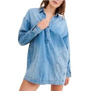 Free People | Denim ShirtDress
